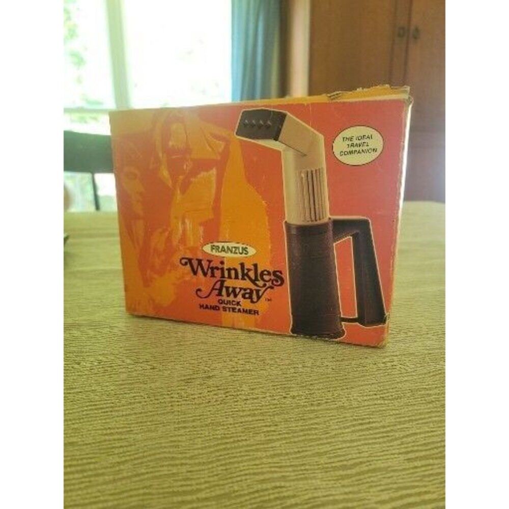 Vintage Franzus WRINKLES AWAY Electric Hand Steamer With Box